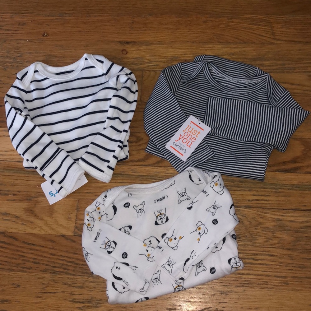Baby boy long sleeve onsies!!